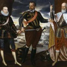 Los vencedores de Lepanto: desde la izquierda, don Juan de Austria, Marco Antonio Colonna y Sebastiano Venier.