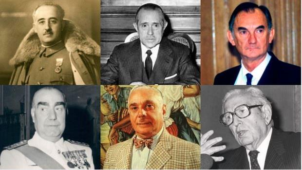 Los personajes históricos que acompañan a Franco en el cementerio de Mingorrubio