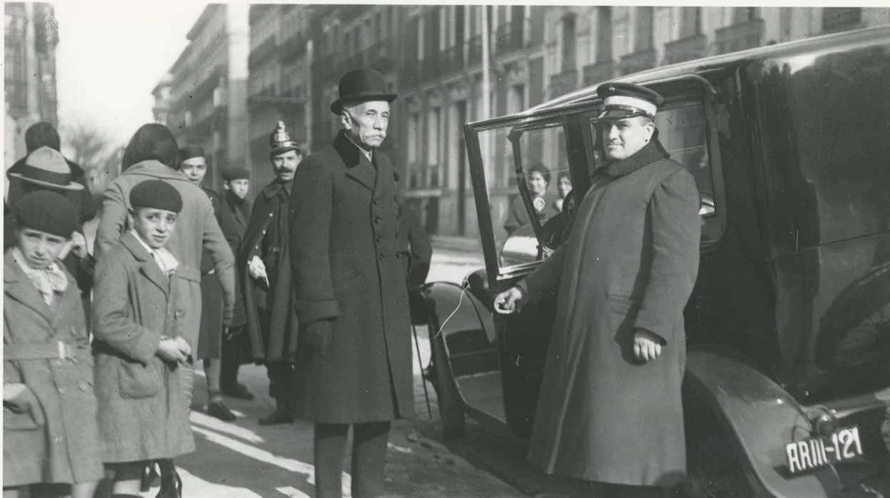 Madrid, diciembre de 1920. Eduardo Dato durante las elecciones generales