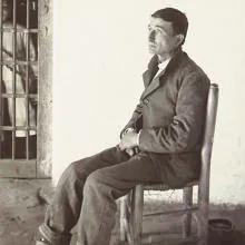 Juan Aldije, el «francés», en la cárcel de Sevilla, donde murió por garrote vil el 30 de octubre de 1906