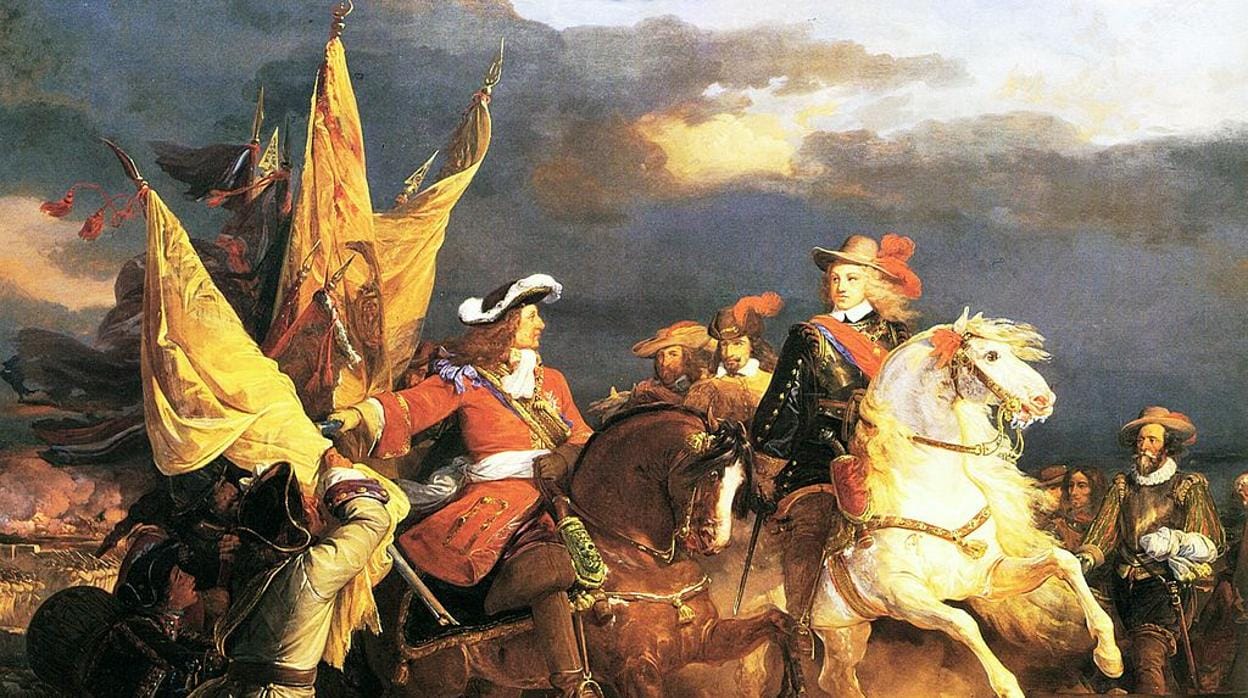 El Duque de Vendôme y Felipe V por Jean Alaux.