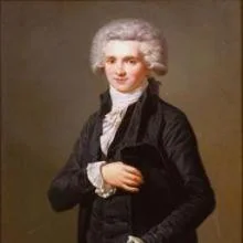 Maximilien Robespierre en 1785. Óleo de Pierre Roch Vigneron.