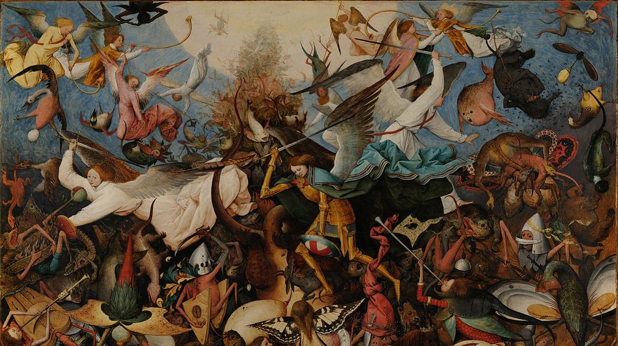 Caída de los ángeles rebeldes, 1562, de Pieter Brueghel el Viejo