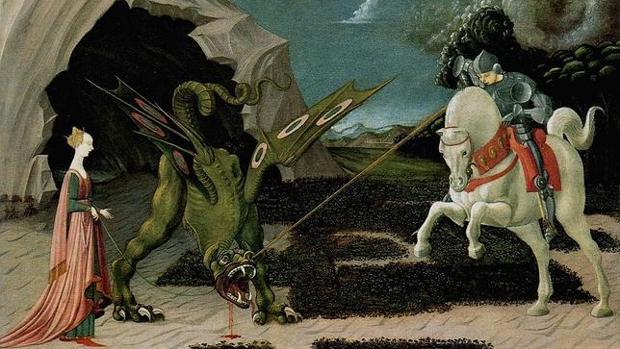 El dragón pestilente y un caballo que vuela: mito y realidad del San Jorge forjado en la guerra