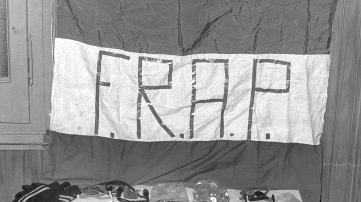 Material incautado a un comando del FRAP