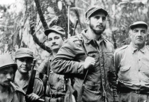 Castro y su guerrilla, en 1957