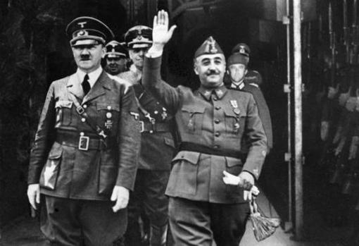 La popular fotografía de Hitler y Franco durante la entrevista de Hendaya