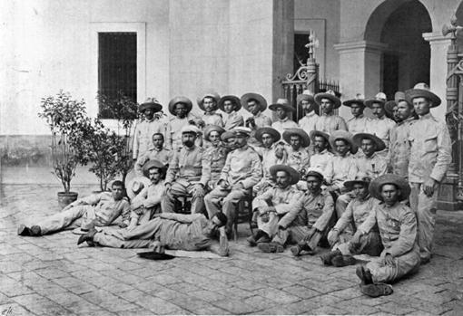 Los soldados que resistieron en la iglesia de Baler, apodados los últimos de Filipinas
