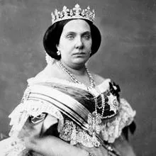 Isabel II, fotografiada por J. Laurent hacia 1860.