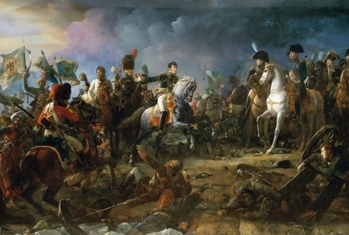 Napoleón en la batalla de Austerlitz, por François Gérard (1805).