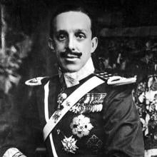 Retrato de Alfonso XIII.