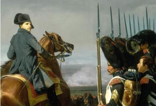 Napoleón pasa revista a la Guardia Imperial
