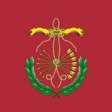 Detalle de la bandera de Guadix.