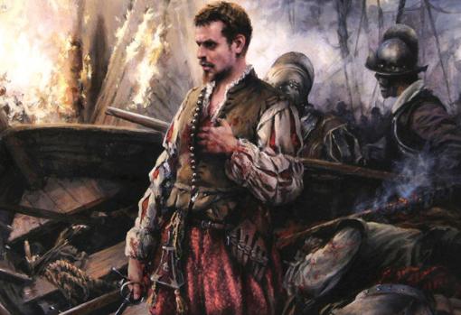 Cervantes en la batalla de Lepanto