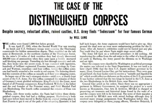 Extracto del artículo de la revista Life