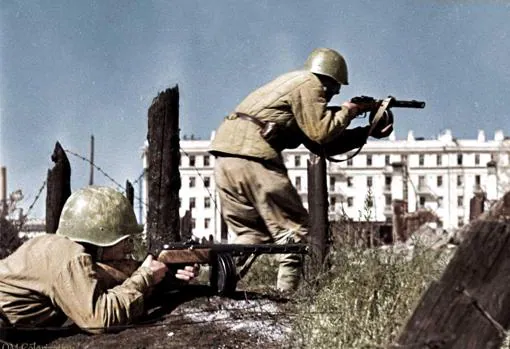 Ejército soviético en Stalingrado