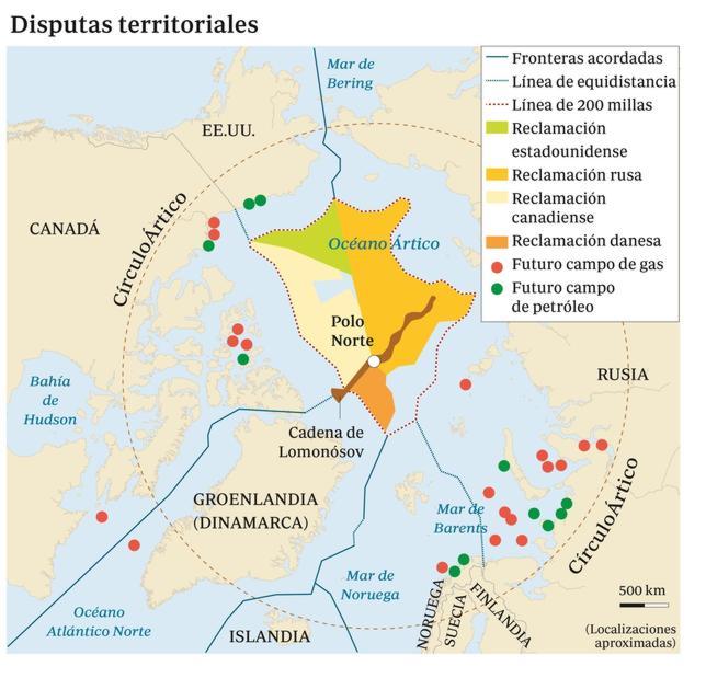 Rusia reclama la explotación del Polo Norte, Internacional