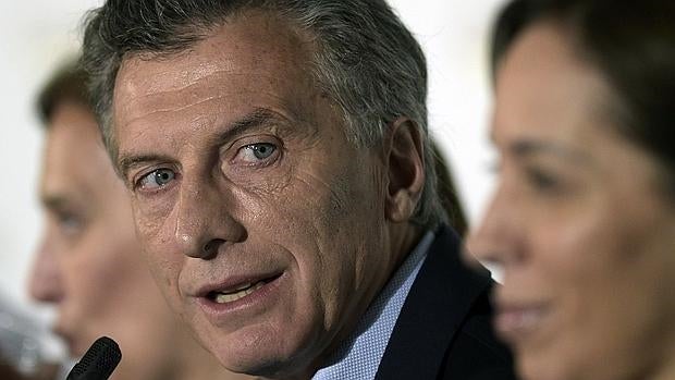 Mauricio Macri, en una conferencia de prensa en Buenos Aires