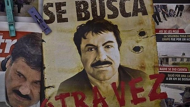 Cartel de búsqueda del narcotraficante Joaquín «El Chapo» Guzman