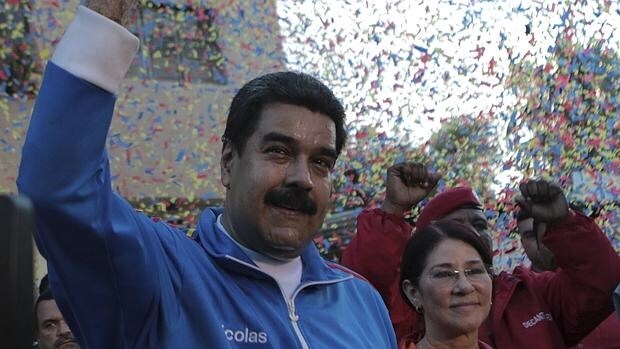 Nicolás Maduro, en un acto de campaña