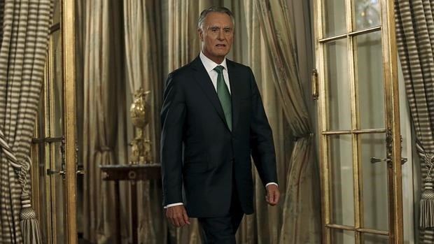 Anibal Cavaco Silva, en el Palacio de Belem