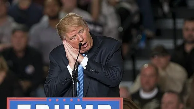 Donald Trump, en un mitin en Ohio