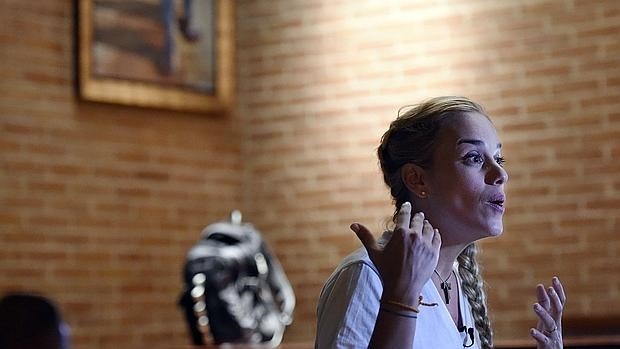 Lilian Tintori, durante una entrevista