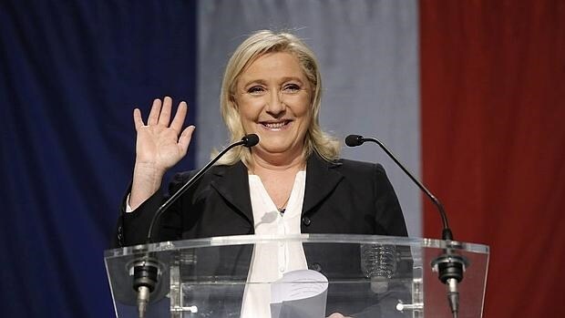 La líder del Frente Nacional, Marine Le Pen
