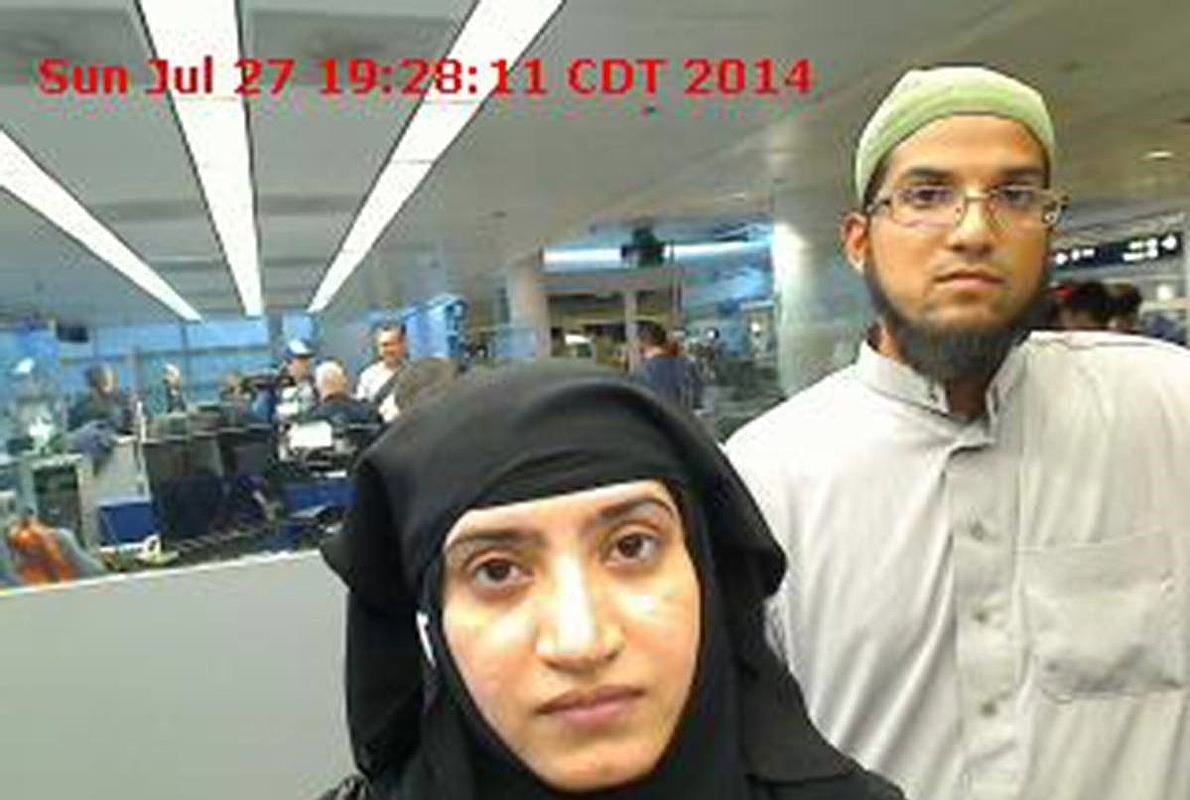 Farook y su esposa, la paquistaní Tashfeen Malik