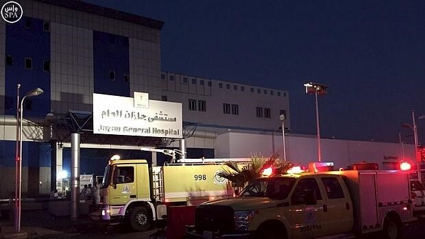 Imagen de los servicios de emergencia en el hospital saudí
