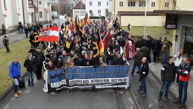 Manifestación en Colonia