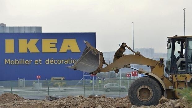 Obras de la tienda de Ikea a las afueras de Casablanca