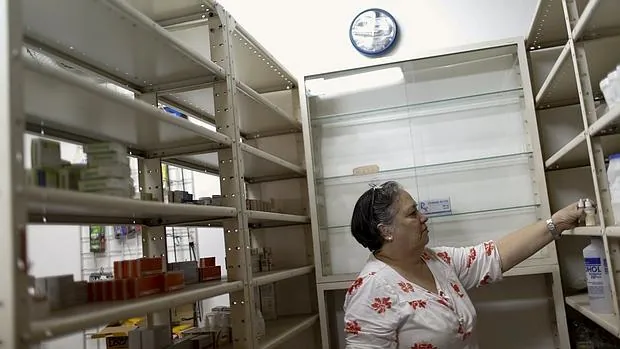 Farmacia desabastecida de Caracas