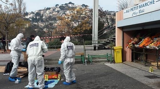 Imagen de un asesinato de la pasada semana en el norte de Marsella