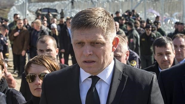 El primer ministro en funciones de Eslovaquia, Robert Fico