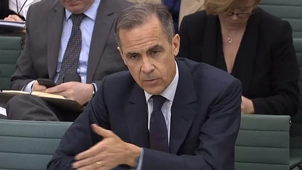 Mark Carney, gobernador del Banco de Inglaterra, durante su comparecencia en la Comisión del Tesoro