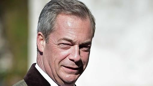 Nigel Farage asistió este lunes a un servicio religioso en Westminster Abbey