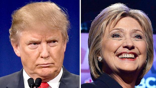Donald Trump y Hillary Clinton, máximos candidatos a las nominaciones a la Casa Blanca