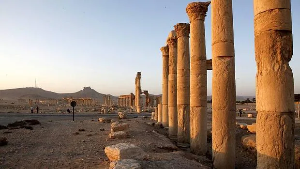 Los restos arqueológicos de la ciudad siria de Palmira