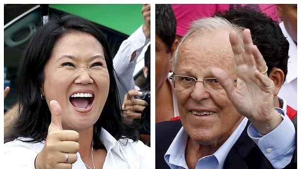 Keiko Fujimori y Pedro Pablo Kuczynski