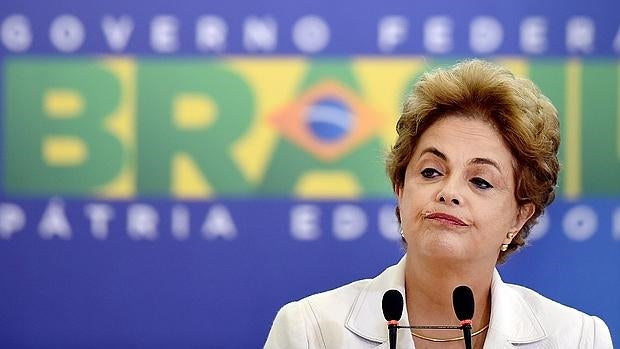 La presidenta brasileña, durante un reciente acto en el Palacio de Planalto de Brasilia