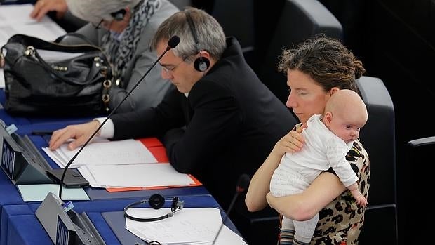 Anneliese Dodds, en la sede del Parlamento Europeo en Estrasburgo