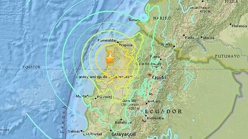 Al menos 413 muertos y más de 2.000 heridos por un terremoto de magnitud 7,8 en Ecuador