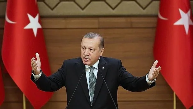 El presidente Erdogan se dirige a líderes locales turcos, este miércoles en Ankara