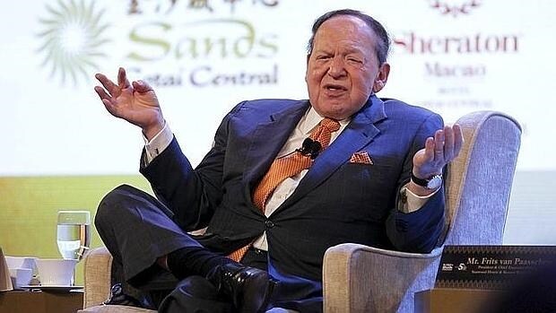 El magnate de Eurovegas, Sheldon Adelson, muestra su apoyo a Trump