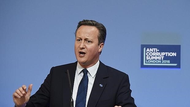 David Cameron en la apertura de la cumbre en Londres