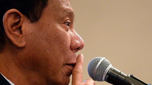 El presidente electo de Filipinas, Rodrigo Duterte