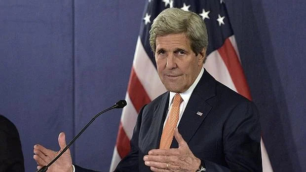El secretario de Estado John Kerry, en la cumbre de Viena sobre Libia