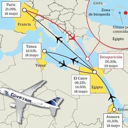 Así fueron las últimas 24 horas del avión siniestrado