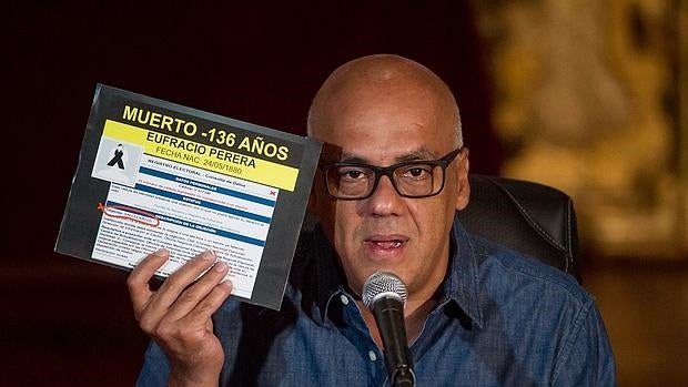 El alcalde del municipio Libertador de Caracas Jorge Rodríguez